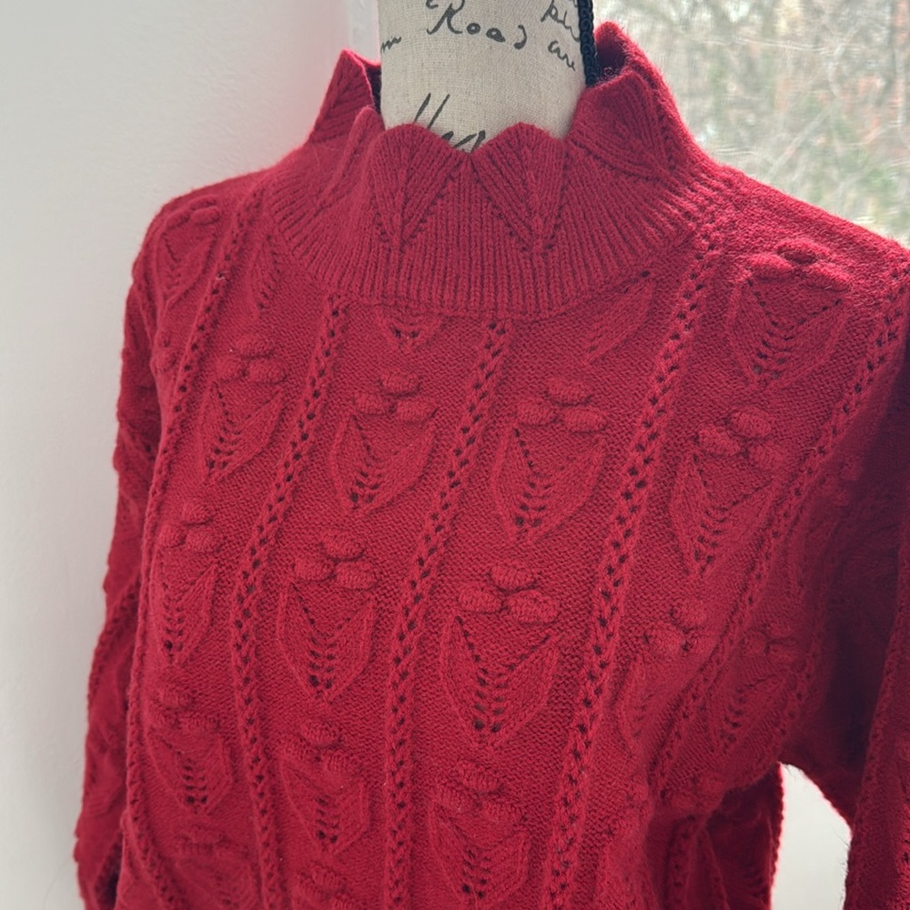 Like New, Cider Mock Neck Sweater - Picture 2 of 3